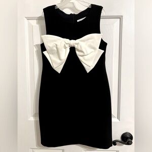 Zara Black and White Sheath Dress Sleeveless Crew Neck for Cocktail